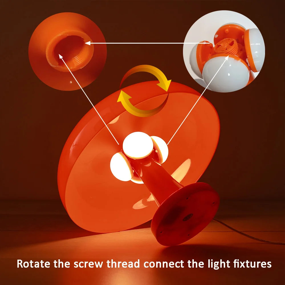 Mushroom Table Lamp — Danish Designer LED Bedside Light