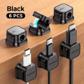 Magnetic Cable Clips — Under Desk Cable Management Organiser