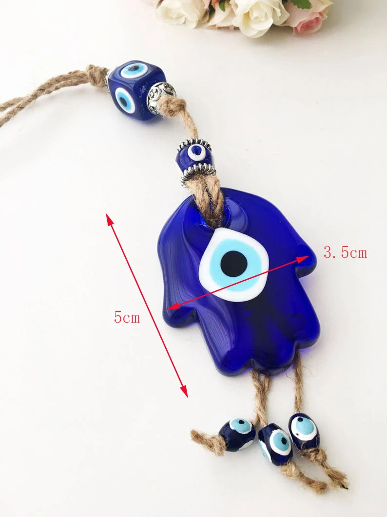 Evil Eye Wall Hanging — Nazar Protection Macramé Decor for Home & Bedroom