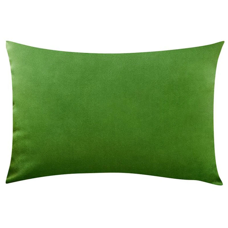 Soft Velvet Cushion Cover — Plaid Pillowcase for Sofa, Bedroom & Living Room Decor