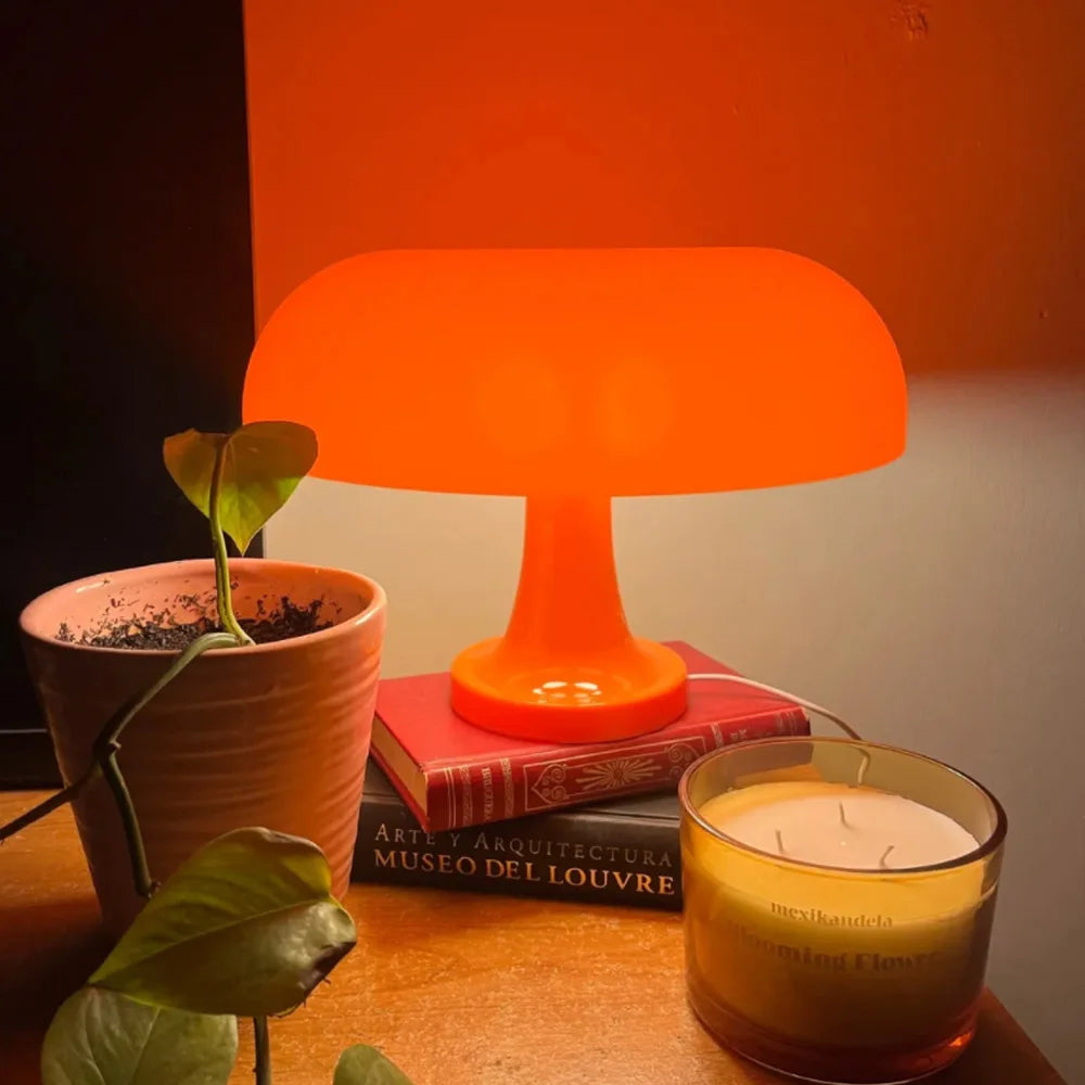 Mushroom Table Lamp — Danish Designer LED Bedside Light