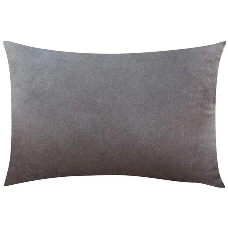 Soft Velvet Cushion Cover — Plaid Pillowcase for Sofa, Bedroom & Living Room Decor