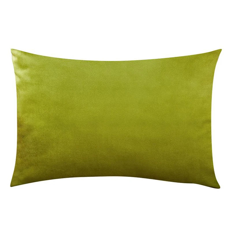 Soft Velvet Cushion Cover — Plaid Pillowcase for Sofa, Bedroom & Living Room Decor