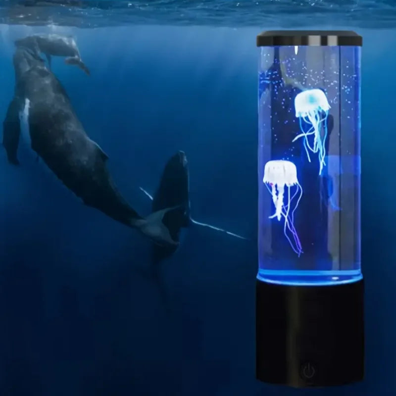 Jellyfish Lava Lamp — 7 Colour LED Aquarium Mood Light for Bedroom