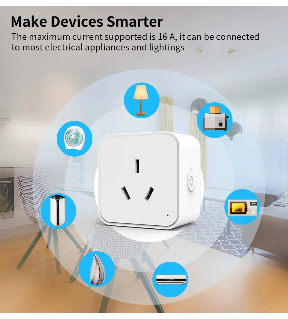 LivSmart WiFi Smart Plug AU, Voice Control, Power Monitor, No Hub Needed