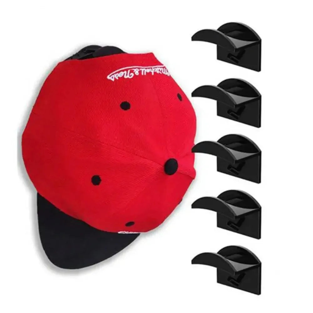 Wall Cap Holder — No-Drill Hat Display Rack for Bedrooms & Wardrobes
