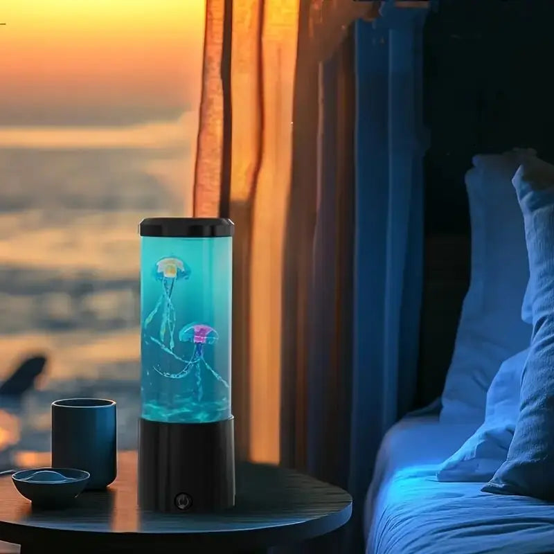 Jellyfish Lava Lamp — 7 Colour LED Aquarium Mood Light for Bedroom