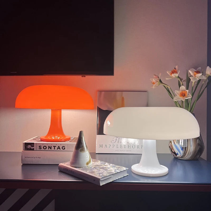 Mushroom Table Lamp — Danish Designer LED Bedside Light