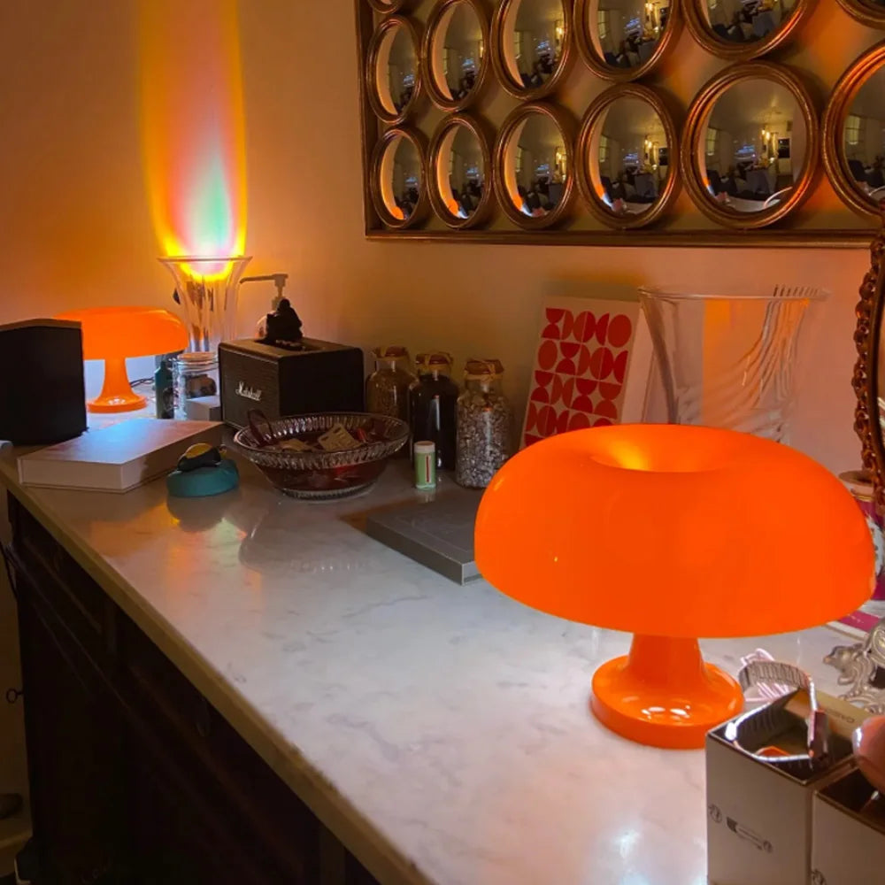 Mushroom Table Lamp — Danish Designer LED Bedside Light