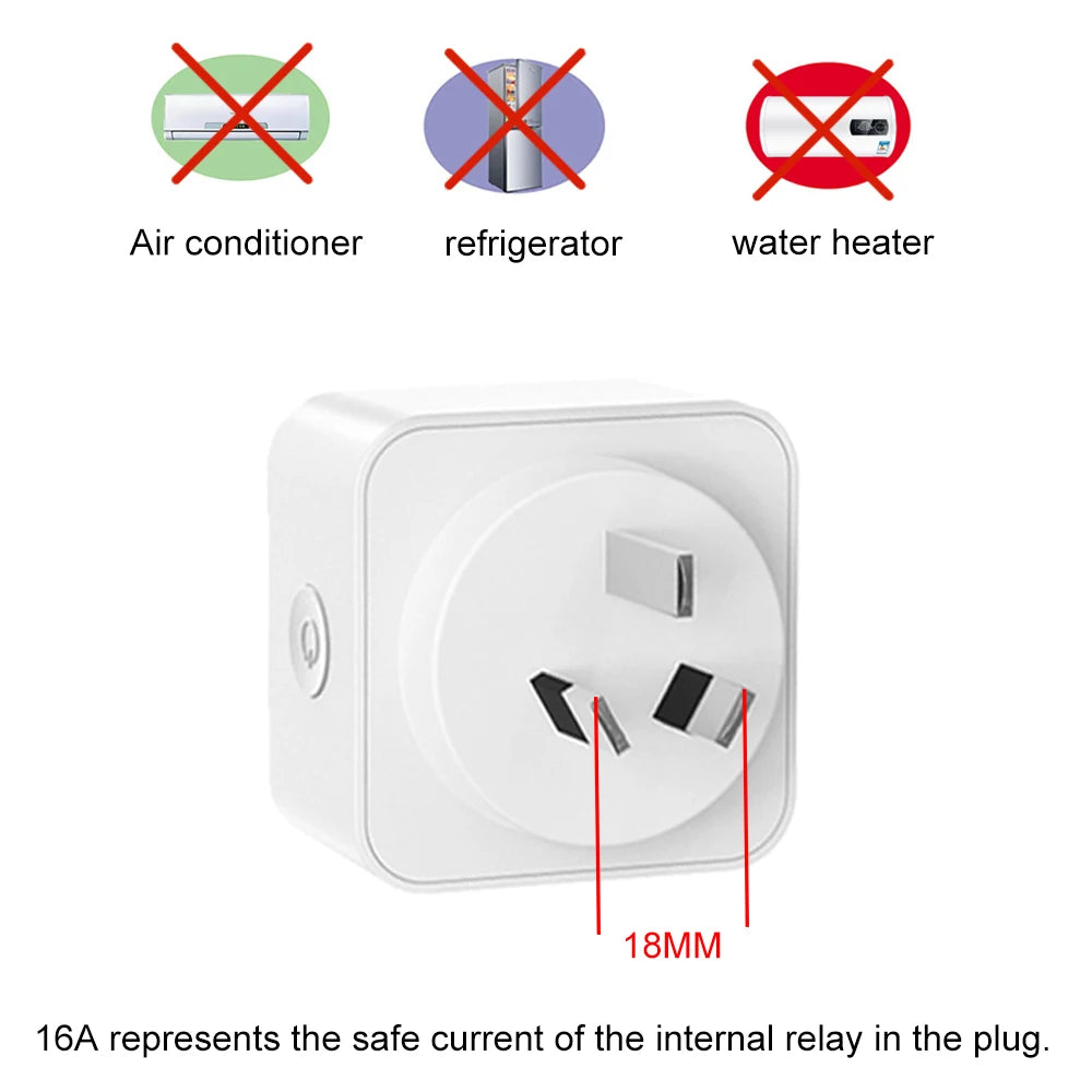 LivSmart WiFi Smart Plug AU, Voice Control, Power Monitor, No Hub Needed