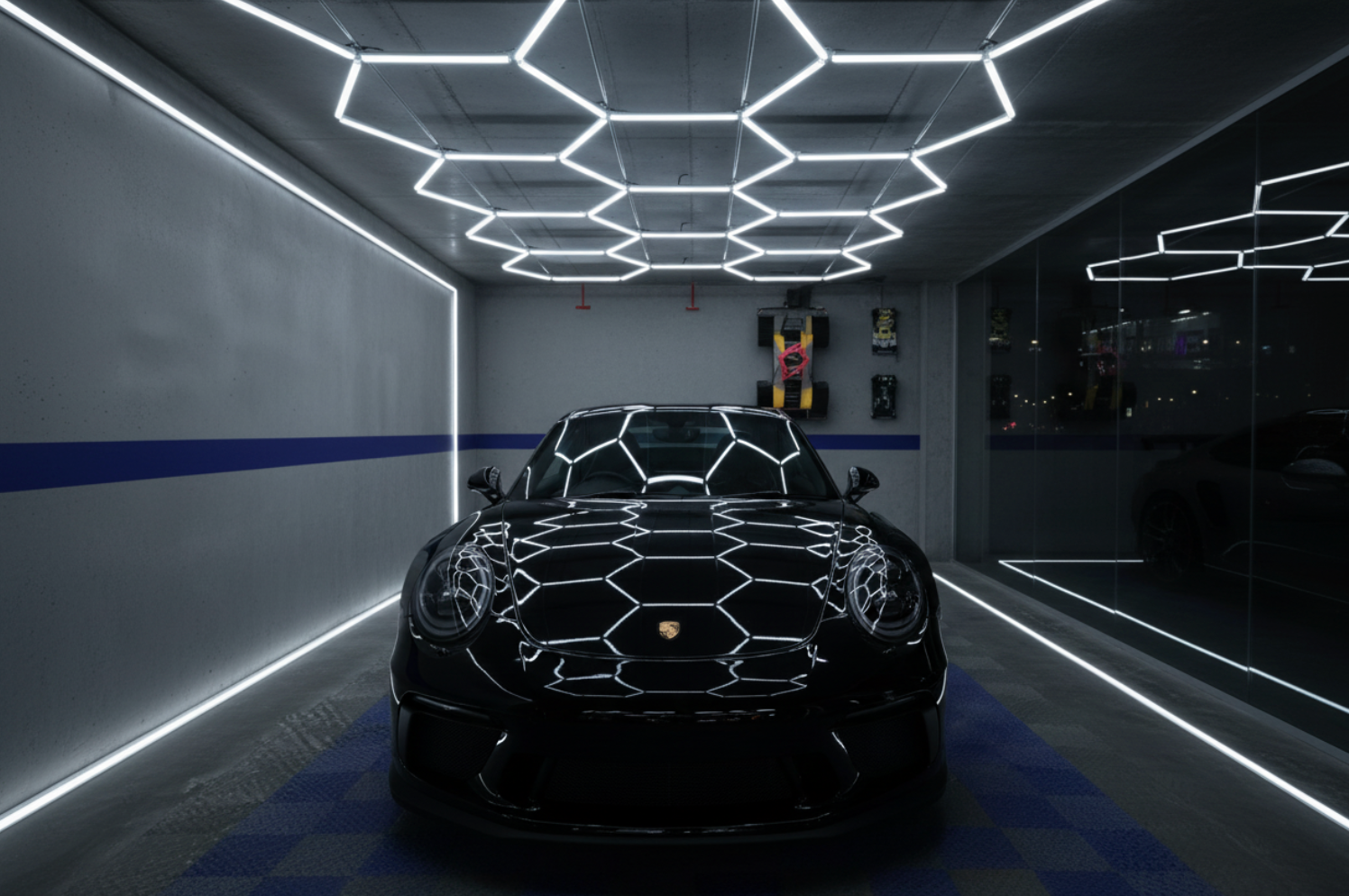 LivSmart Hexagon LED Garage Light System