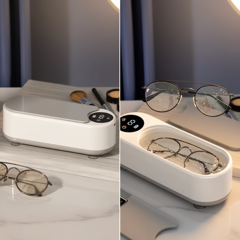Ultrasonic Glasses Cleaner  Electric Cleaning Machine  Eyewear & Jewellery