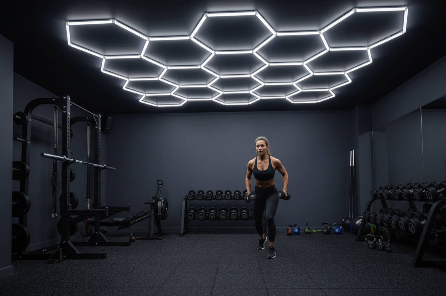 LivSmart Hexagon LED Garage Light System