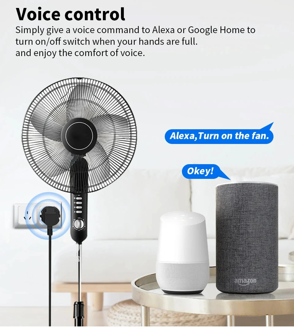 LivSmart WiFi Smart Plug AU, Voice Control, Power Monitor, No Hub Needed