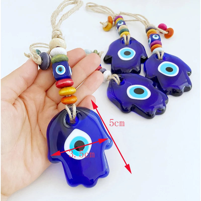 Evil Eye Wall Hanging — Nazar Protection Macramé Decor for Home & Bedroom